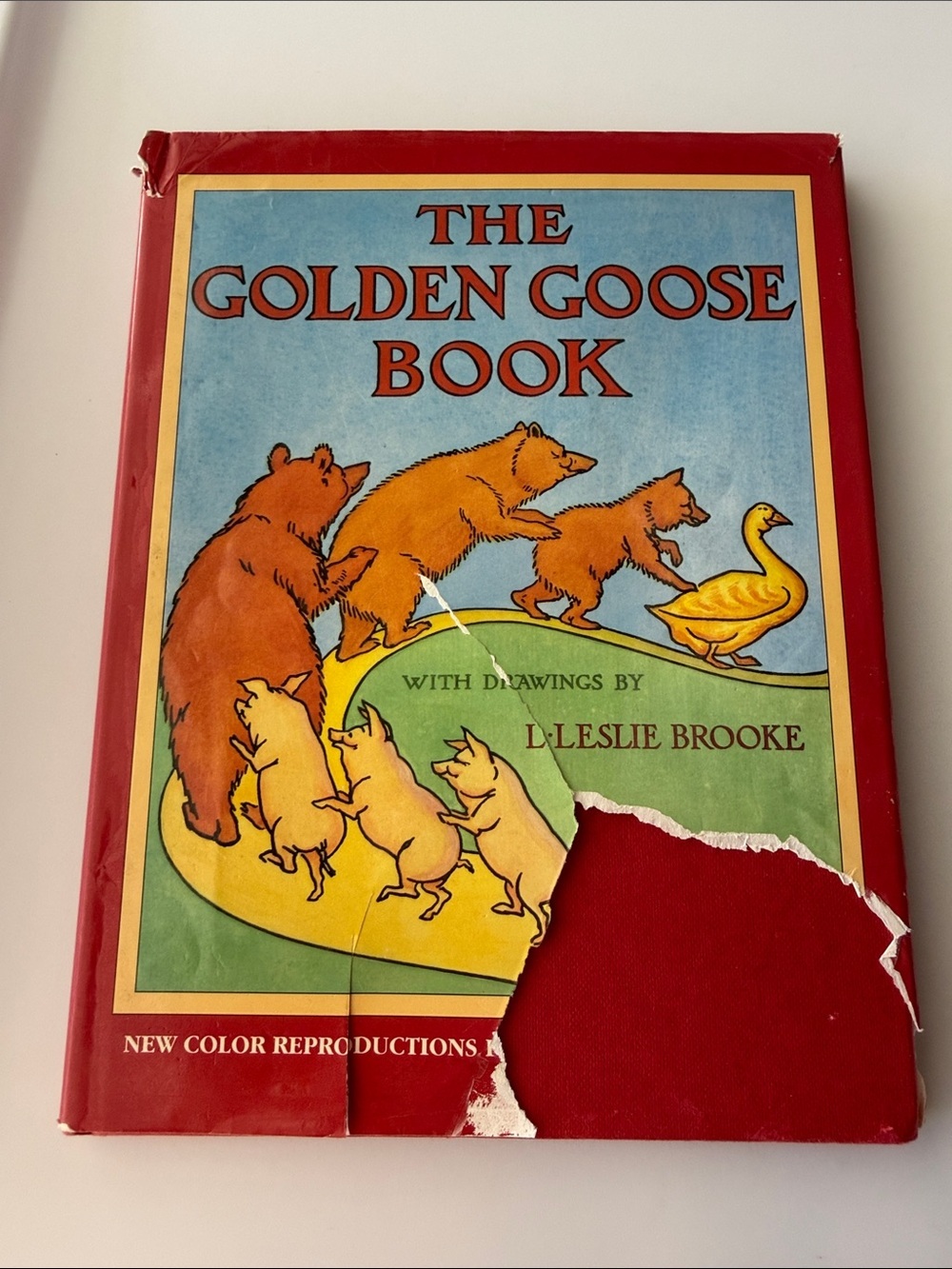 Golden Goose Red and Yellow Illustrated Kids Book Cover